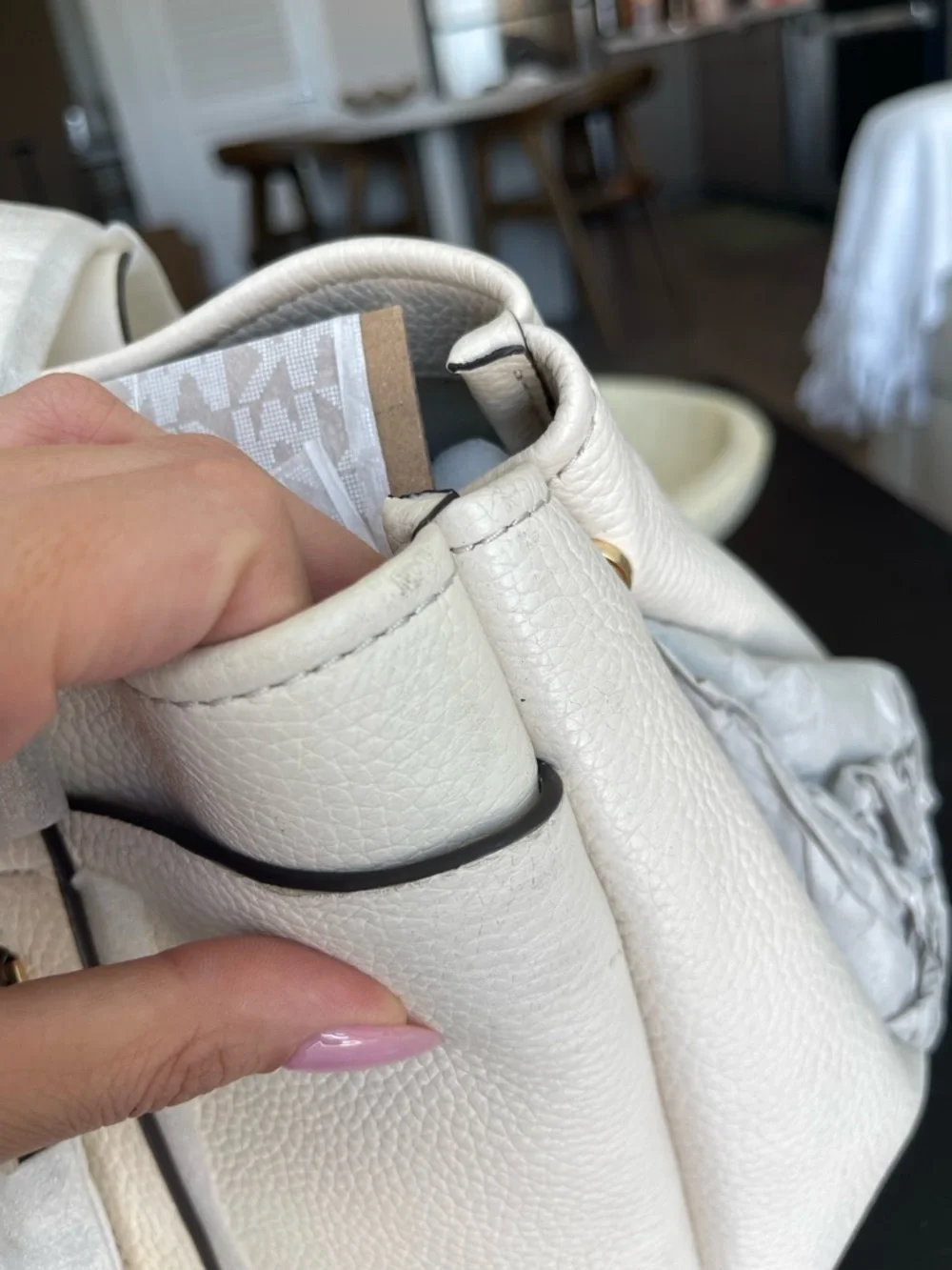 Michael Kors Romee Large Pebbled Leather Tote Bag - Picture 7 of 15